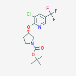 Structure of (S)-3-(3-Chloro-5-trifluoroMethyl-pyridin-2-yloxy)-pyrrolidine-1-carboxylic acid tert-butyl ester
