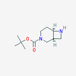 Structure of (1S,6R)-3-Boc-3,7-diazabicyclo[4.2.0]octane