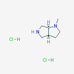 Structure of (3aS,6aS)-1-Methyl-hexahydropyrrolo[3,4-b]pyrrole Dihydrochloride