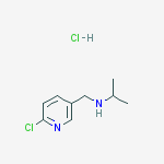 (6-氯-吡啶-3-基甲基)-异丙基-胺盐酸盐结构式