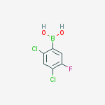 Structure of 2,4-Dichloro-5-fluorophenylboronic acid