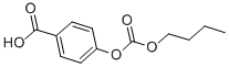 Structure of 4-CARBOXYPHENYL BUTYL CARBONATE