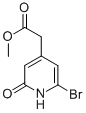 Structure of METHYL 6-BROMO-1,2-DIHYDRO-2-OXO-4-PYRIDINEACETATE