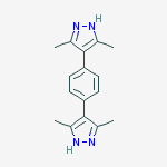 1H-Pyrazole, 4,4'-(1,4-phenylene)bis[3,5-dimethyl-结构式