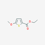 Structure of Ethyl 5-methoxy-2-thiophenecarboxylate