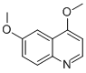 Structure of 4,6-DIMETHOXYQUINOLINE