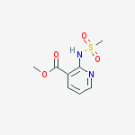 methyl 2-(methanesulfonamido)pyridine-3-carboxylate结构式