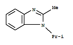 Structure of 1H-Benzimidazole,2-methyl-1-(1-methylethyl)-