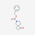 Structure of 6-CBZ-1-OXO-6-AZA-SPIRO[3.4]OCTANE