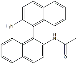 Structure of N-[(1R)-2'-aMino[1,1'-binaphthalen]-2-yl]-AcetaMide