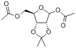 Structure of 1,5-Di-O-acetyl-2,3-O-isopropylidene-D-ribofuranose