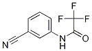 AcetaMide, N-(3-cyanophenyl)-2,2,2-trifluoro-结构式