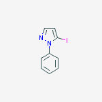 Structure of 5-iodo-1-phenylpyrazole