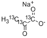 Structure of PYRUVIC-13C3 ACID SODIUM SALT