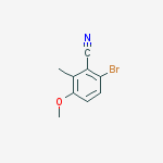 Structure of 6-Bromo-3-methoxy-2-methylbenzonitrile