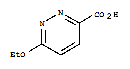 Structure of 3-PYRIDAZINECARBOXYLIC ACID 6-ETHOXY-