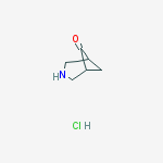 Structure of 3-azabicyclo[3.1.1]heptan-6-one;hydrochloride