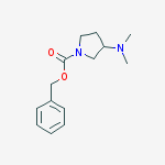 Structure of (R)-1-CBZ-3-(DIMETHYLAMINO) PYRROLIDINE