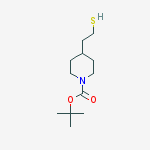 Structure of tert-butyl 4-(2-Mercaptoethyl)piperidine-1-carboxylate