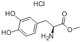 Structure of L-3,4-DIHYDROXYPHENYLALANINE METHYL ESTER HYDROCHLORIDE