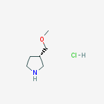 Structure of (S)-3-(MethoxyMethyl)pyrrolidine hydrochloride