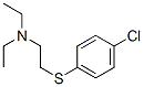 2-(4-chlorophenylthio)triethylamine结构式