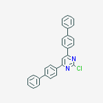 Structure of 2-chloro-4,6-di(biphenyl-4-yl)pyrimidine