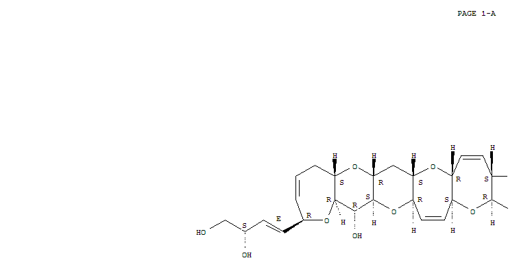 Structure of ciguatoxin-2