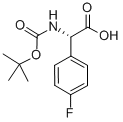 Structure of (S)-N-BOC-4-FLUOROPHENYLGLYCINE