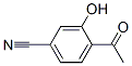 Structure of Benzonitrile,4-acetyl-3-hydroxy-