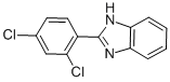 Structure of 1H-BENZIMIDAZOLE, 2-(2,4-DICHLOROPHENYL)-