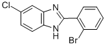Structure of 2-(2-BROMO-PHENYL)-5-CHLORO-1H-BENZOIMIDAZOLE
