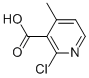 Structure of 2-CHLORO-4-METHYL-NICOTINIC ACID