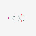 Structure of 8-FLUORO-1,4-DIOXASPIRO[4.5]DEC-7-ENE