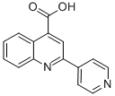 2-(4-吡啶基)-4-喹啉羧酸结构式