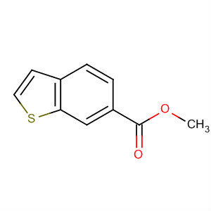 Structure of Benzo[b]thiophene-6-carboxylic acid, methyl ester