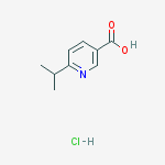 Structure of 6-Isopropylnicotinic acid hydrochloride