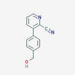Structure of 3-[4-(Hydroxymethyl)phenyl]pyridine-2-carbonitrile