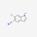 Structure of 6-Chloroindole-5-carbonitrile