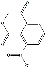 Structure of Benzoic acid, 2-forMyl-6-nitro-, Methyl ester