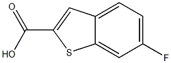 Structure of 6-fluorobenzo[b]thiophene-2-carboxylic acid