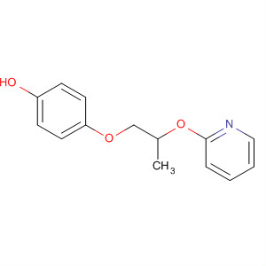 Structure of Phenol, 4-[2-(2-pyridinyloxy)propoxy]-