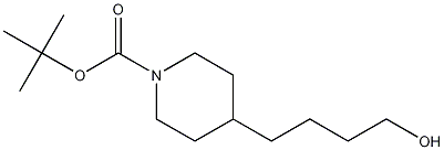 Structure of 4-(4-Hydroxybutyl)piperidine-1-carboxylic acid tert-butyl ester