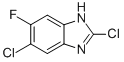 Structure of 2,5-DICHLORO-6-FLUOROBENZIMIDAZOLE