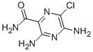 Structure of 6-CHLORO-3,5-DIAMINO-2-PYRAZINECARBOXAMIDE