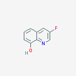 Structure of 3-fluoroquinolin-8-ol