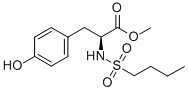 Structure of METHYL N-BUTYLSULFONYL-L-P-HYDROXYPHENYLALANINE