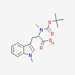 Structure of N-(tert-Butoxycarbonyl)-N-methyl-D-Tryptophan