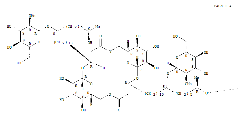 Structure of cycloviracin B1