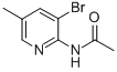 Structure of 2-ACETYLAMINO-3-BROMO-5-METHYLPYRIDINE&